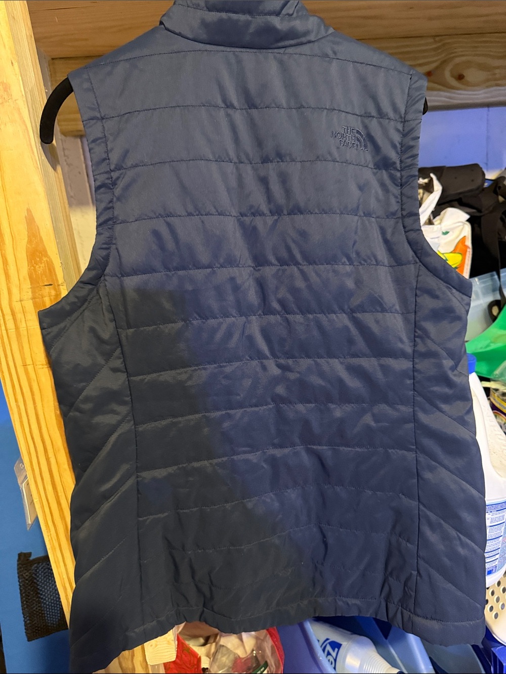 The North Face Navy Quilted Insulated Vest - Picture 4 of 5